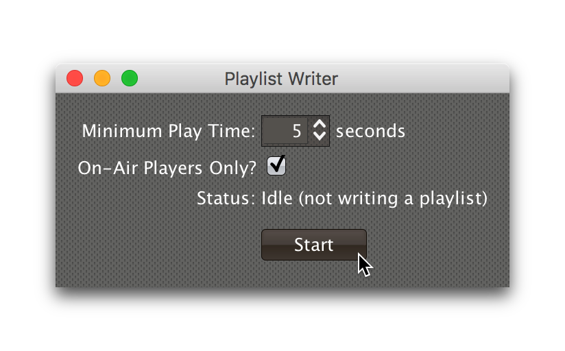 Playlist Writer