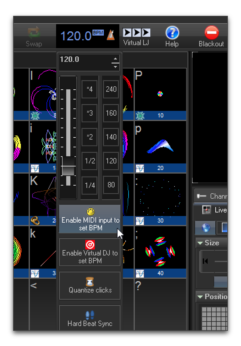 Enabling MIDI to set BPM