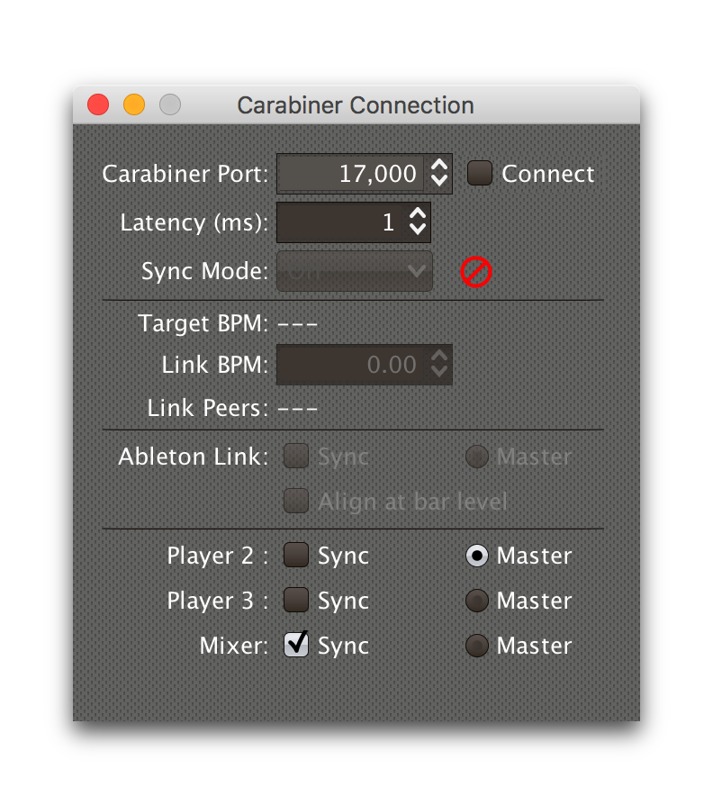 Carabiner Connection window