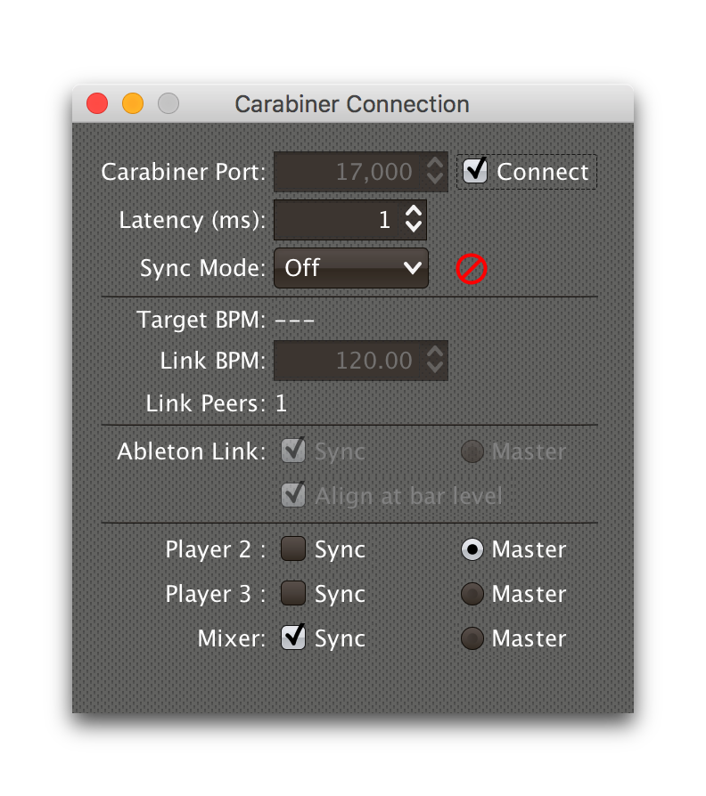 Carabiner not targeting a tempo